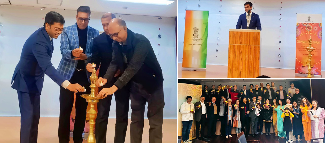 Consulate joined Indian Community in Kansai, Japan to celebrate inclusion of Deepavali in UNESCO’s Intangible Heritage List