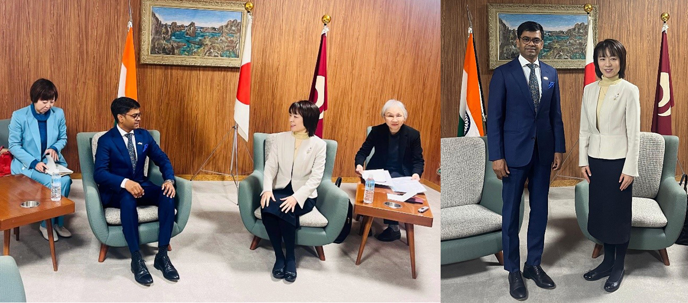 Consul General Shr. Chandru Appar called on H.E. Ms. Mika Yokota, Hon’ble Governor of Hiroshima Prefecture at Hiroshima.